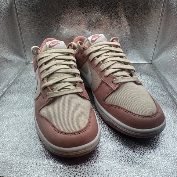 Size 10‎ Nike Dunk Premium Low Mens Red Stardust Athletic Sneaker FB8895-601Size main image 8